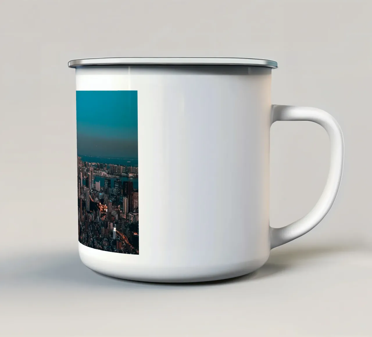 Torre di Tokyo vista di notte, Giappone tazza in smalto da Marcel Bisig