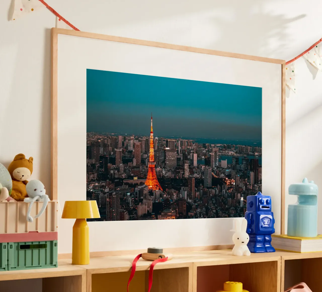 Tokyo Tower Night View, Japan hahnemühle by Marcel Bisig