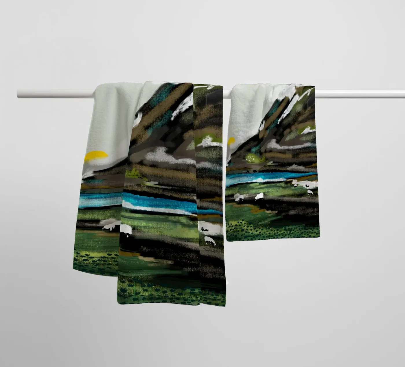 Grazen badhanddoek van 83oranges.com