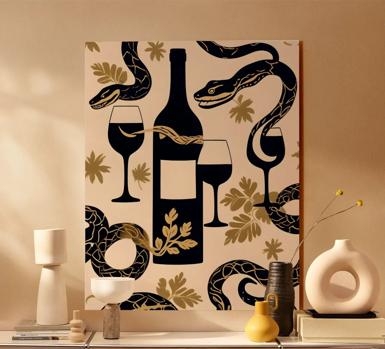 Serpenti e vino plexiglass da 83oranges.com