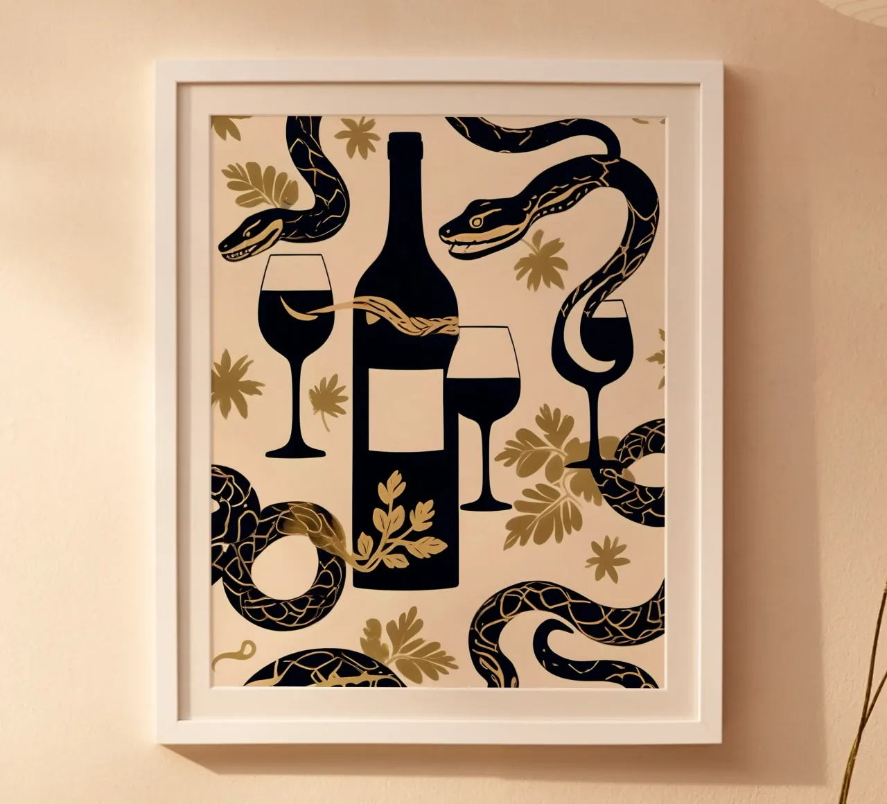 Serpenti e vino poster da 83oranges.com
