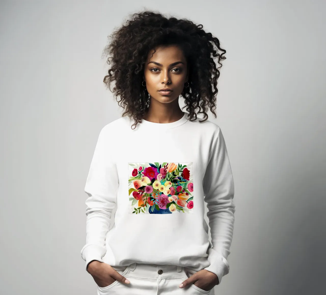Morning Joy sweatshirt by Suzanne Allard
