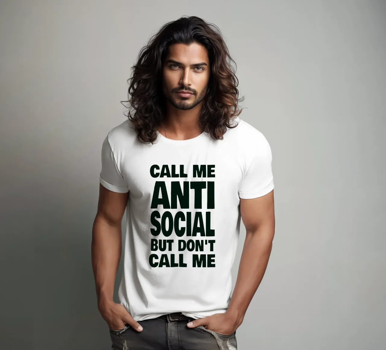 Call Me Antisocial But Don’t Call Me t-shirt da Jonas Loose