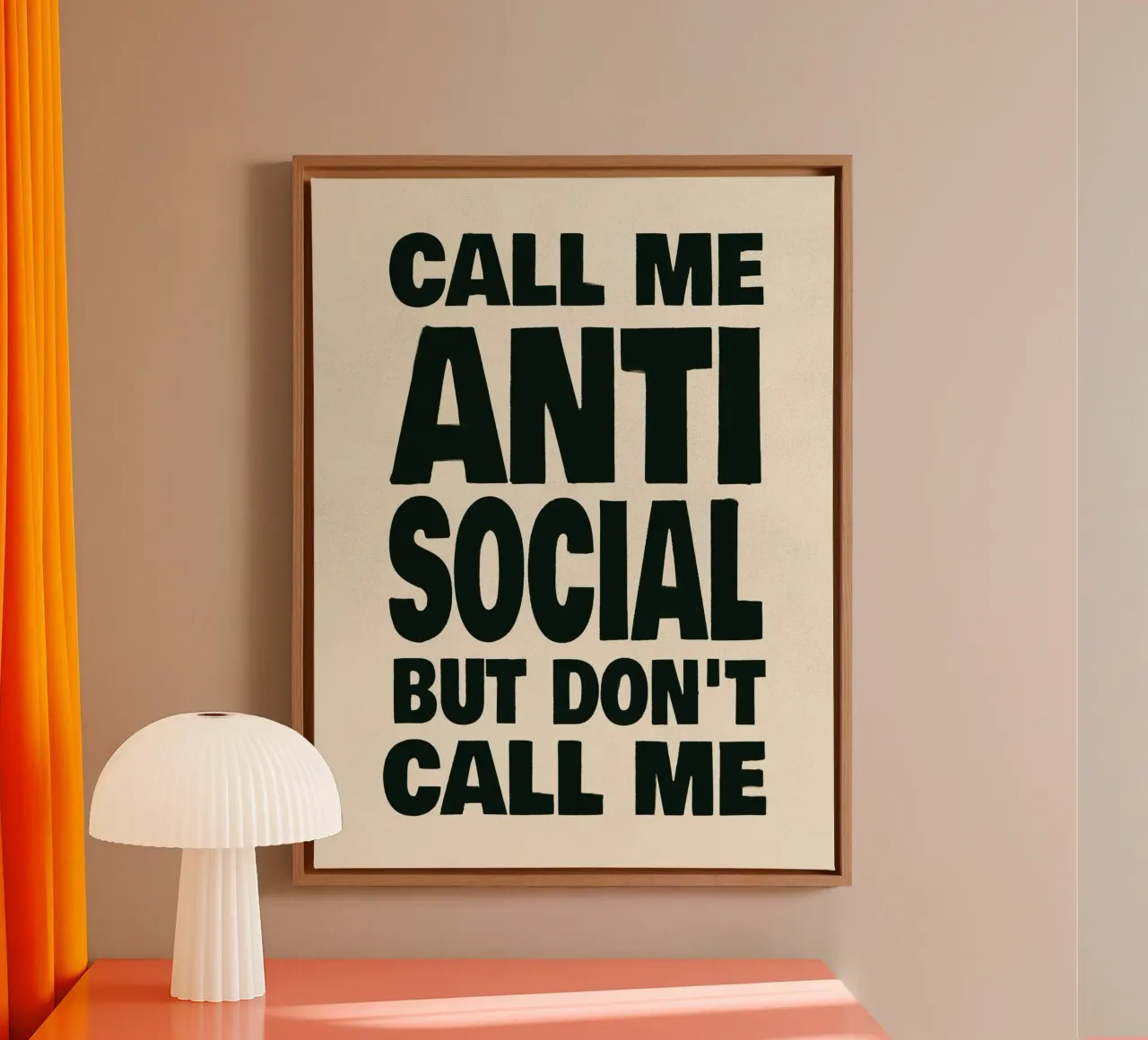 Call Me Antisocial But Don’t Call Me tela da Jonas Loose