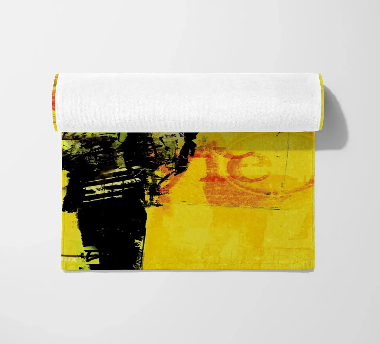 Summer in the City beach towel by Sandrine Pagnoux