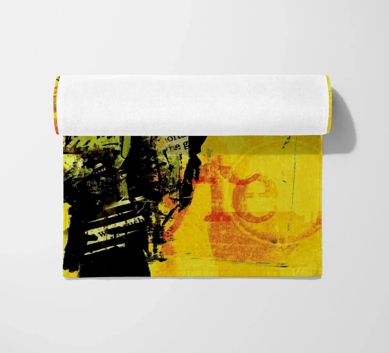 Summer in the City beach towel by Sandrine Pagnoux