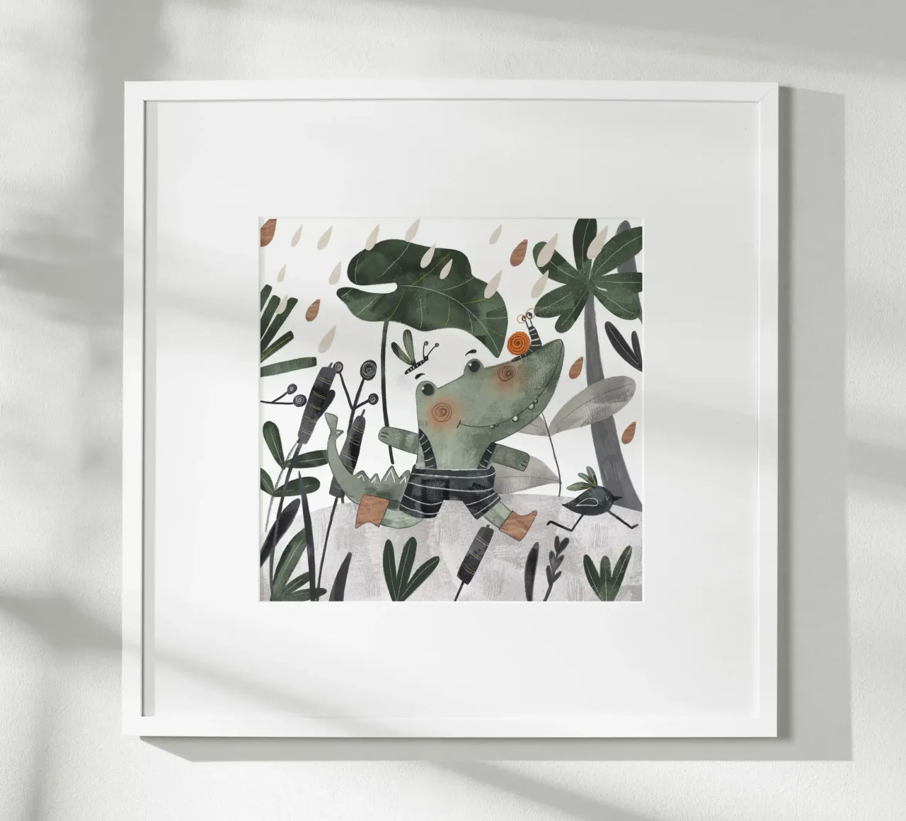 Nelli Suneli - Cocodrilo feliz hahnemühle de The Artcircle
