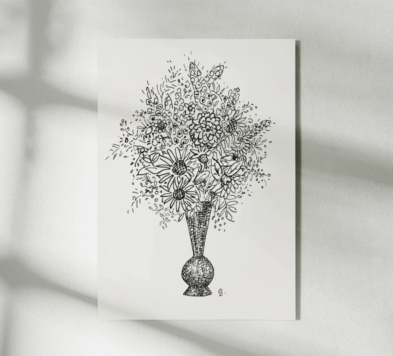 Flower vase plexiglass da artshop