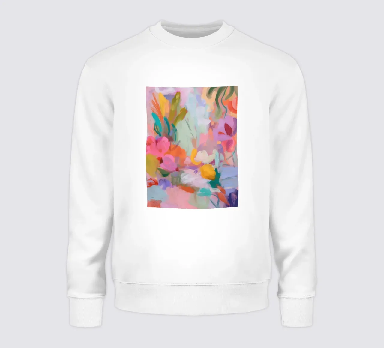 Sinfonia astratta di colori, rosa felpa da Carina Pop & Pastell