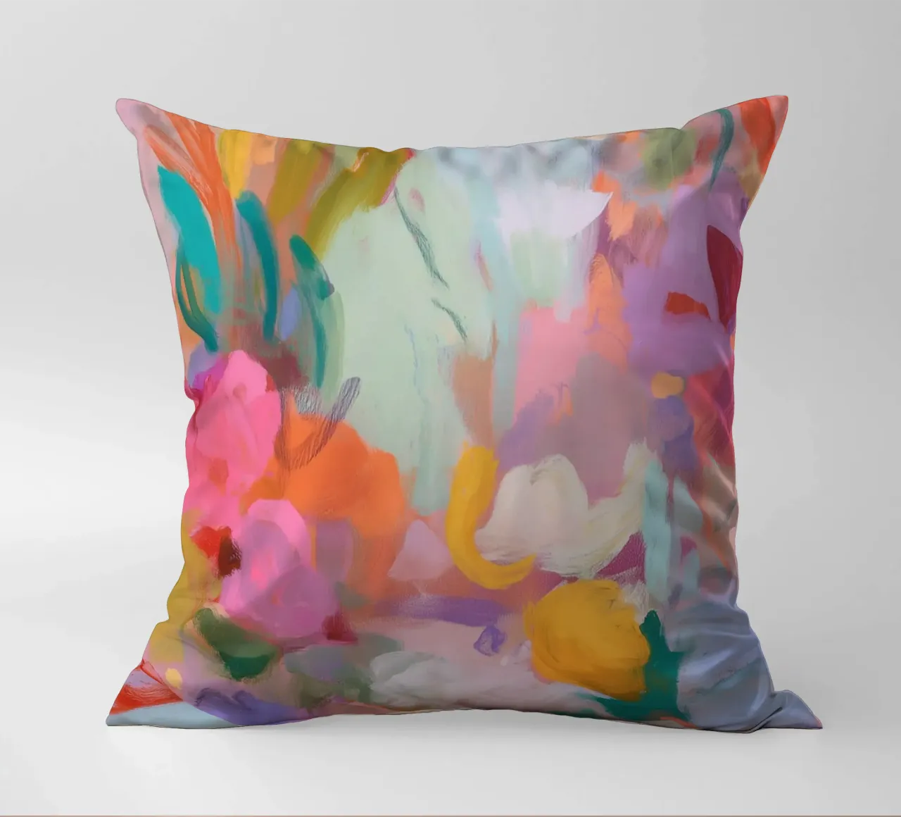 Sinfonia astratta di colori, rosa cuscino da Carina Pop & Pastell