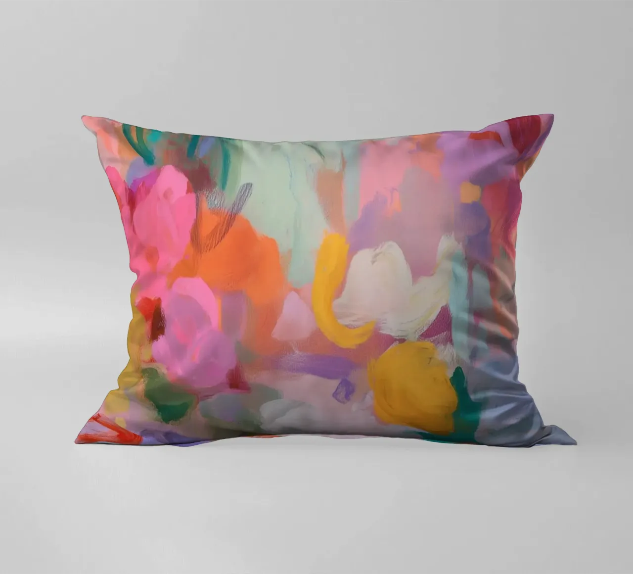 Sinfonia astratta di colori, rosa cuscino da Carina Pop & Pastell