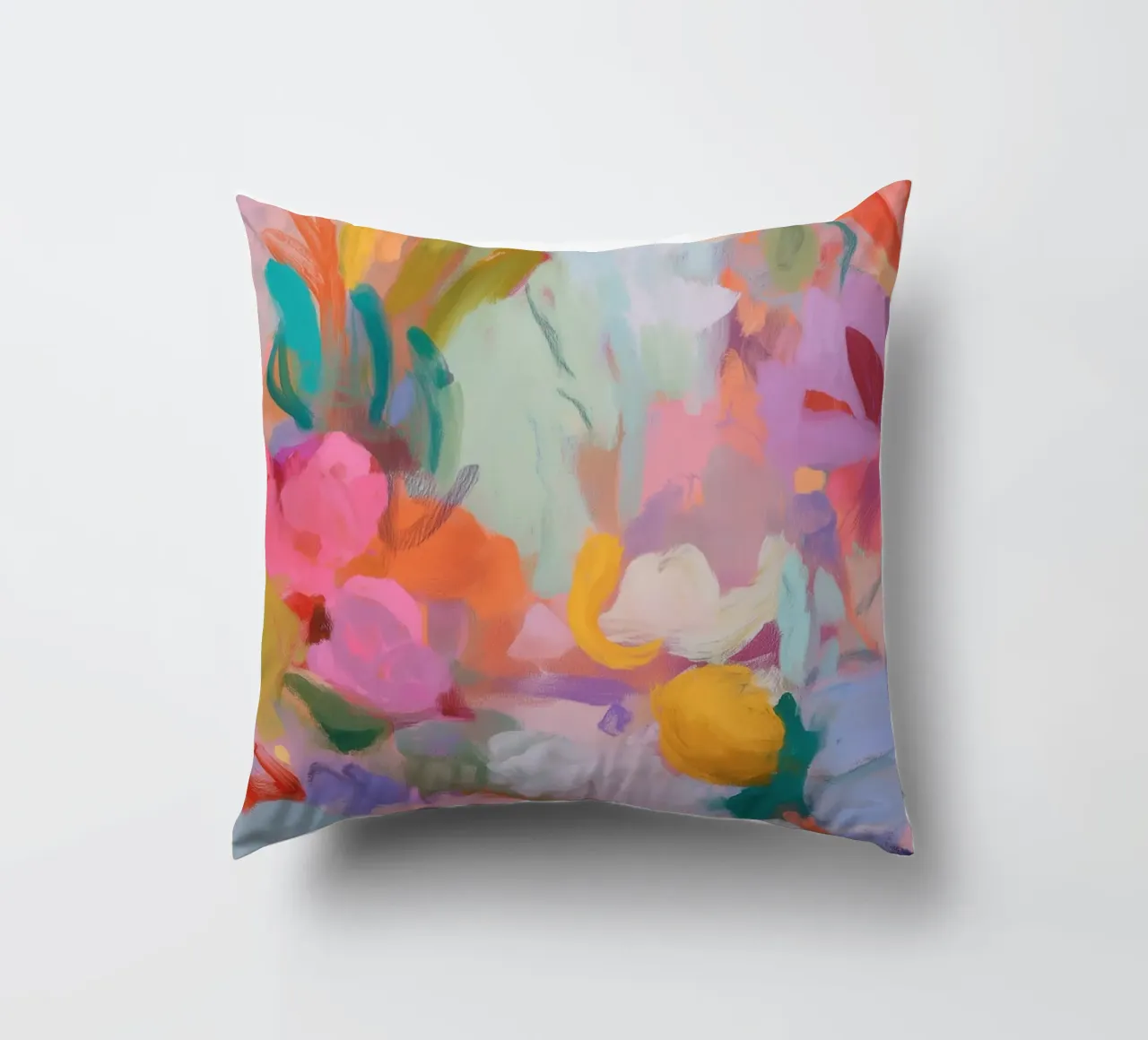 Sinfonia astratta di colori, rosa cuscino da Carina Pop & Pastell