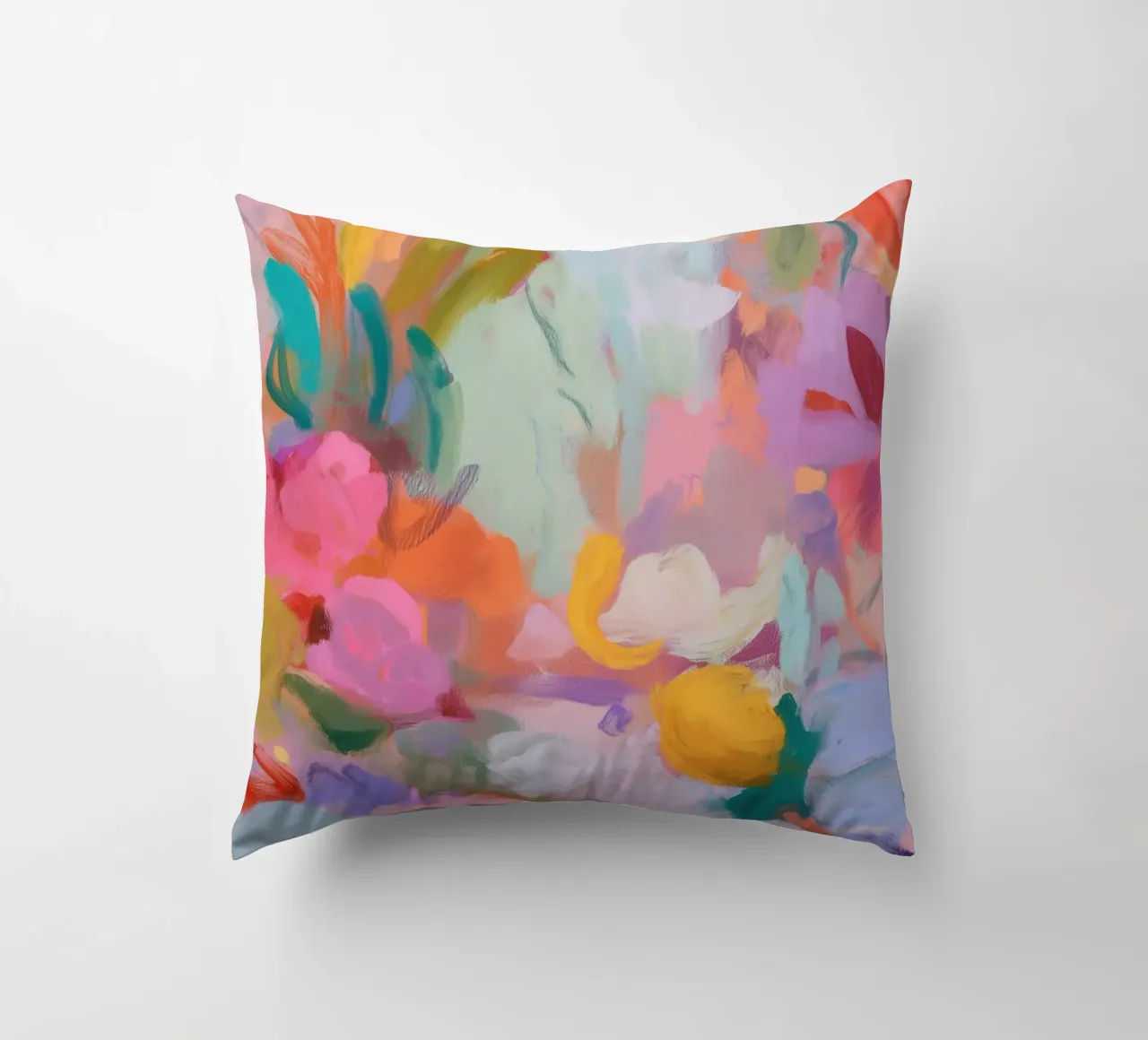 Sinfonia astratta di colori, rosa cuscino da Carina Pop & Pastell