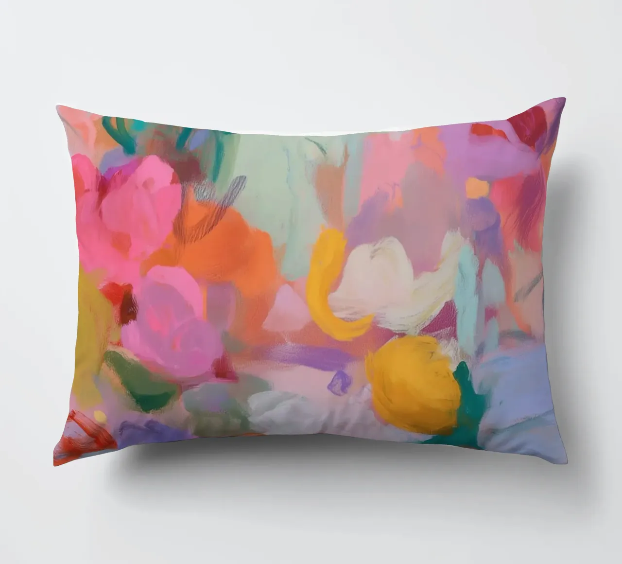 Sinfonia astratta di colori, rosa cuscino da Carina Pop & Pastell
