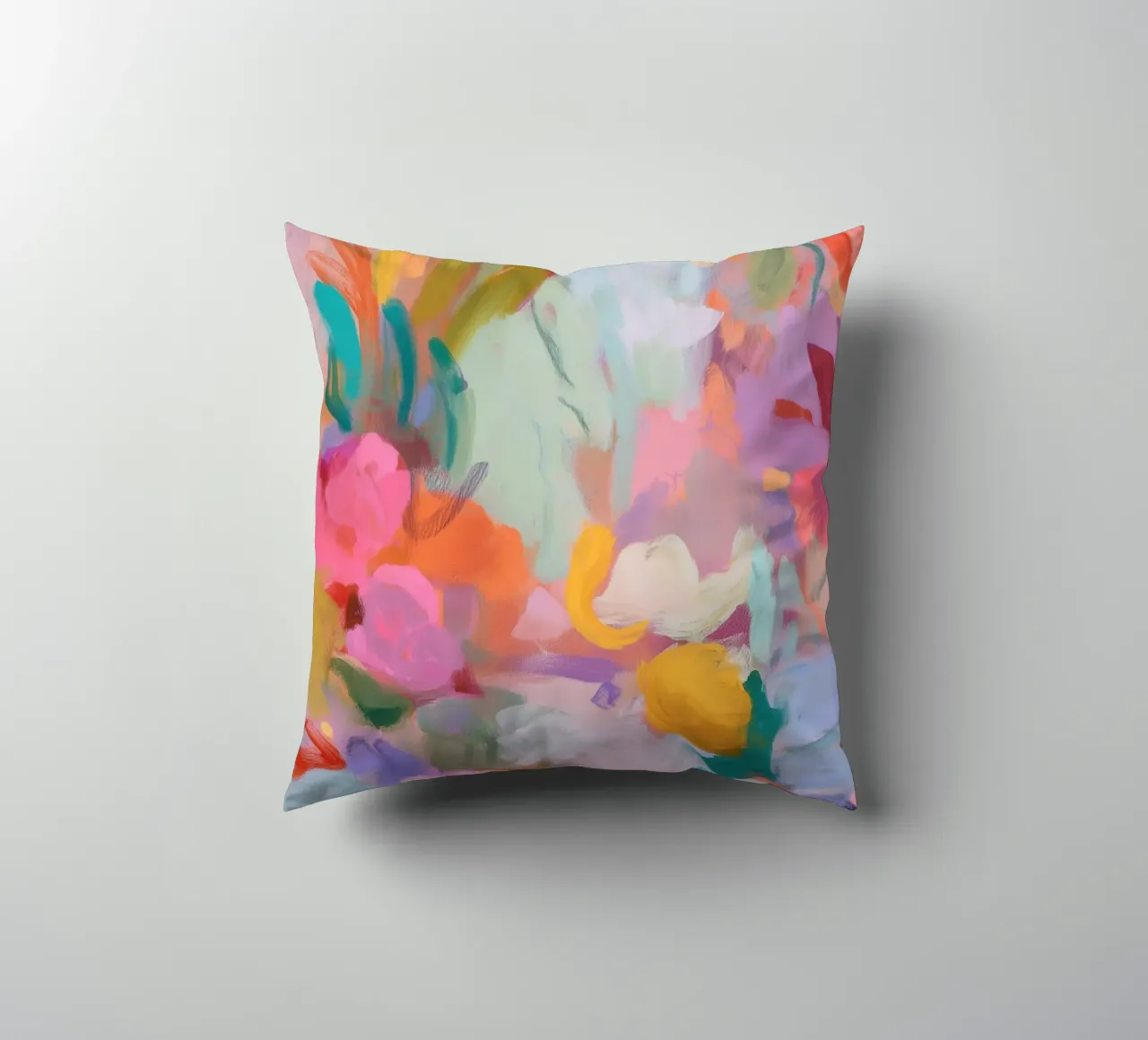 Sinfonia astratta di colori, rosa cuscino da Carina Pop & Pastell