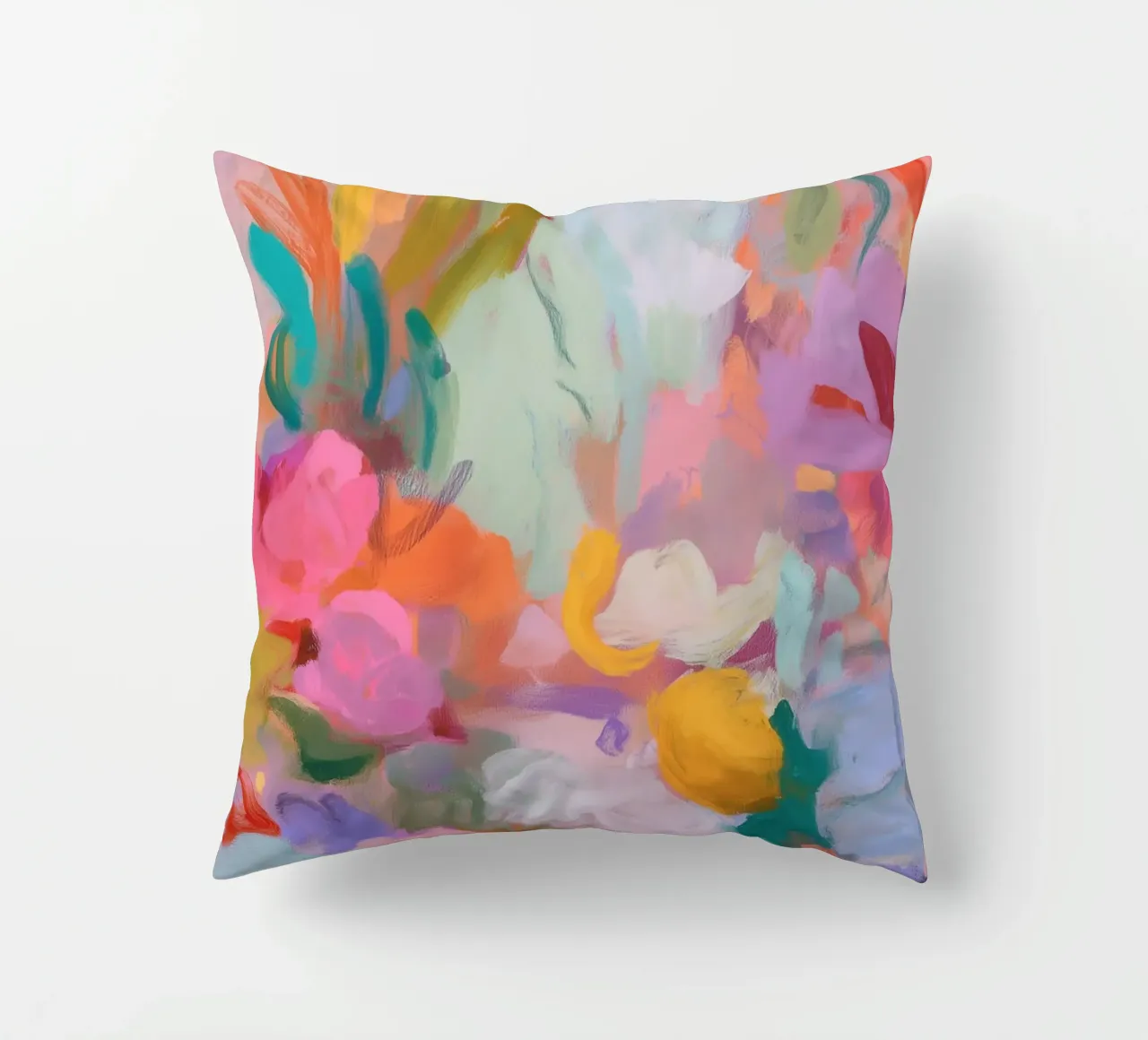 Sinfonia astratta di colori, rosa cuscino da Carina Pop & Pastell