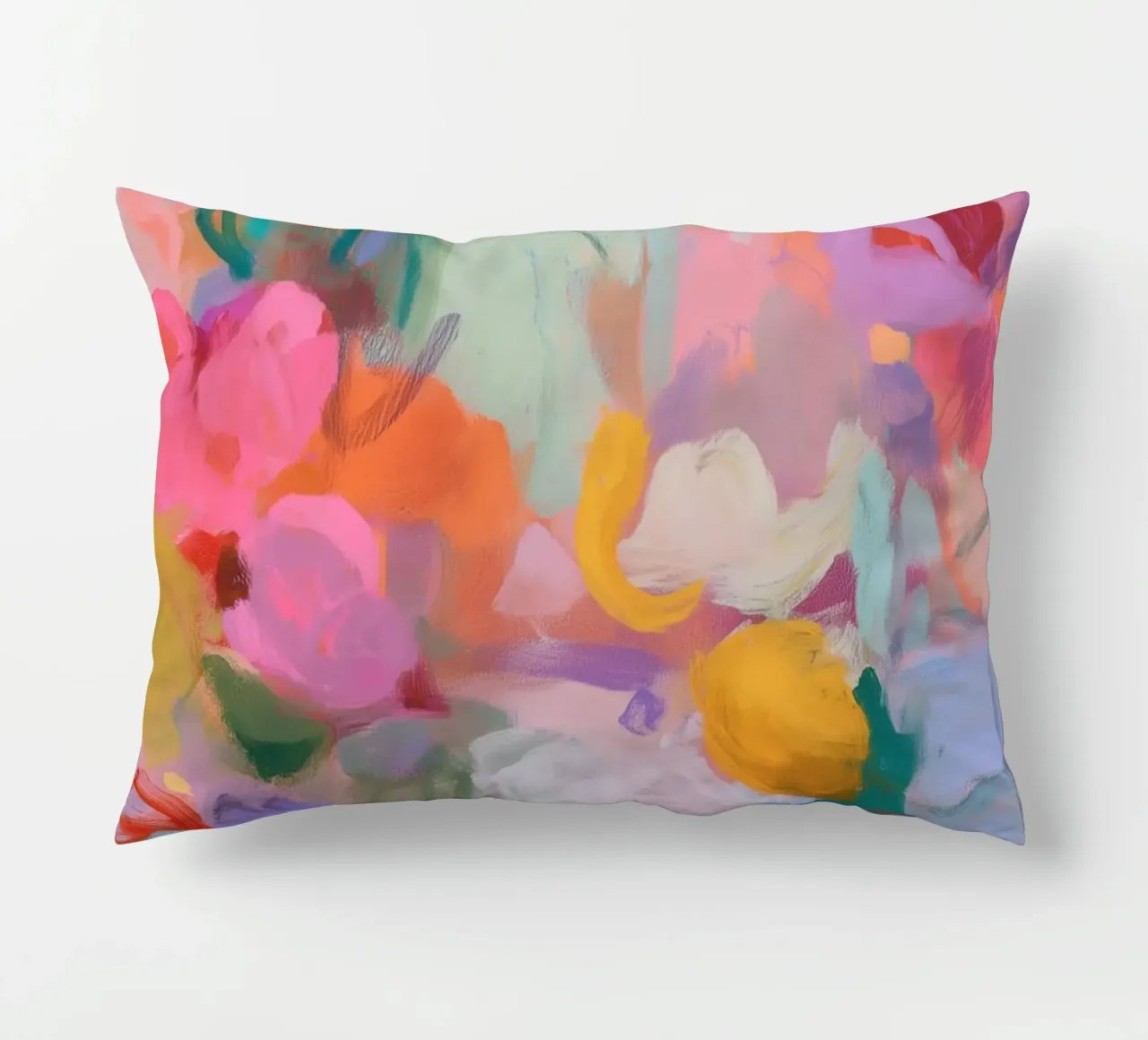 Sinfonia astratta di colori, rosa cuscino da Carina Pop & Pastell