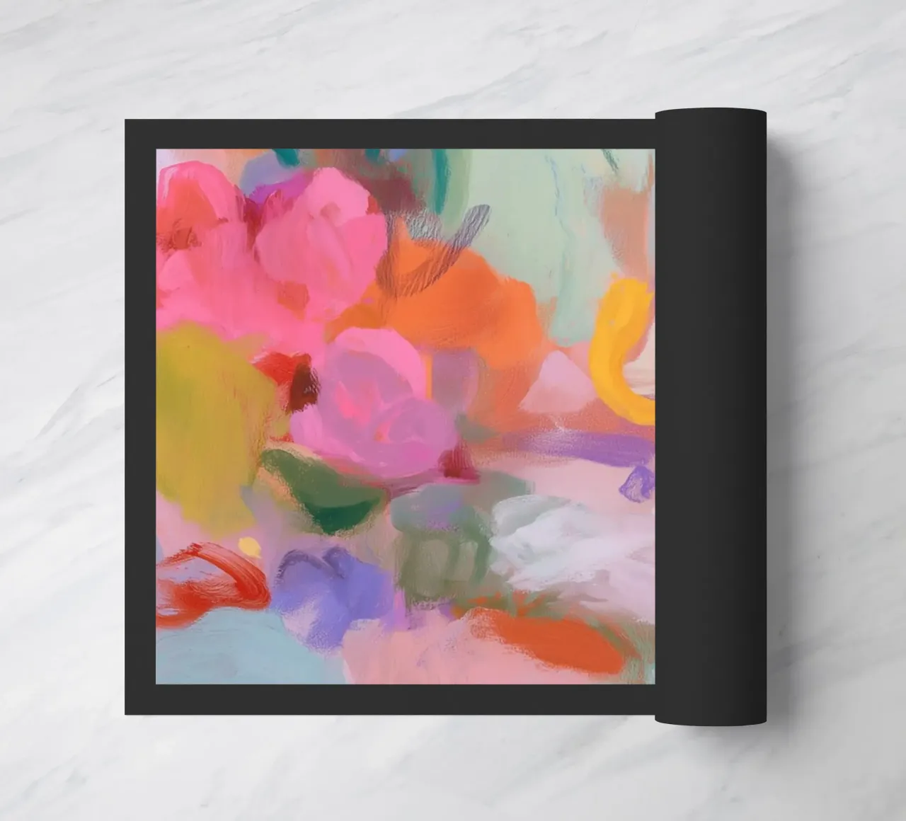 Sinfonia astratta di colori, rosa zerbino da Carina Pop & Pastell