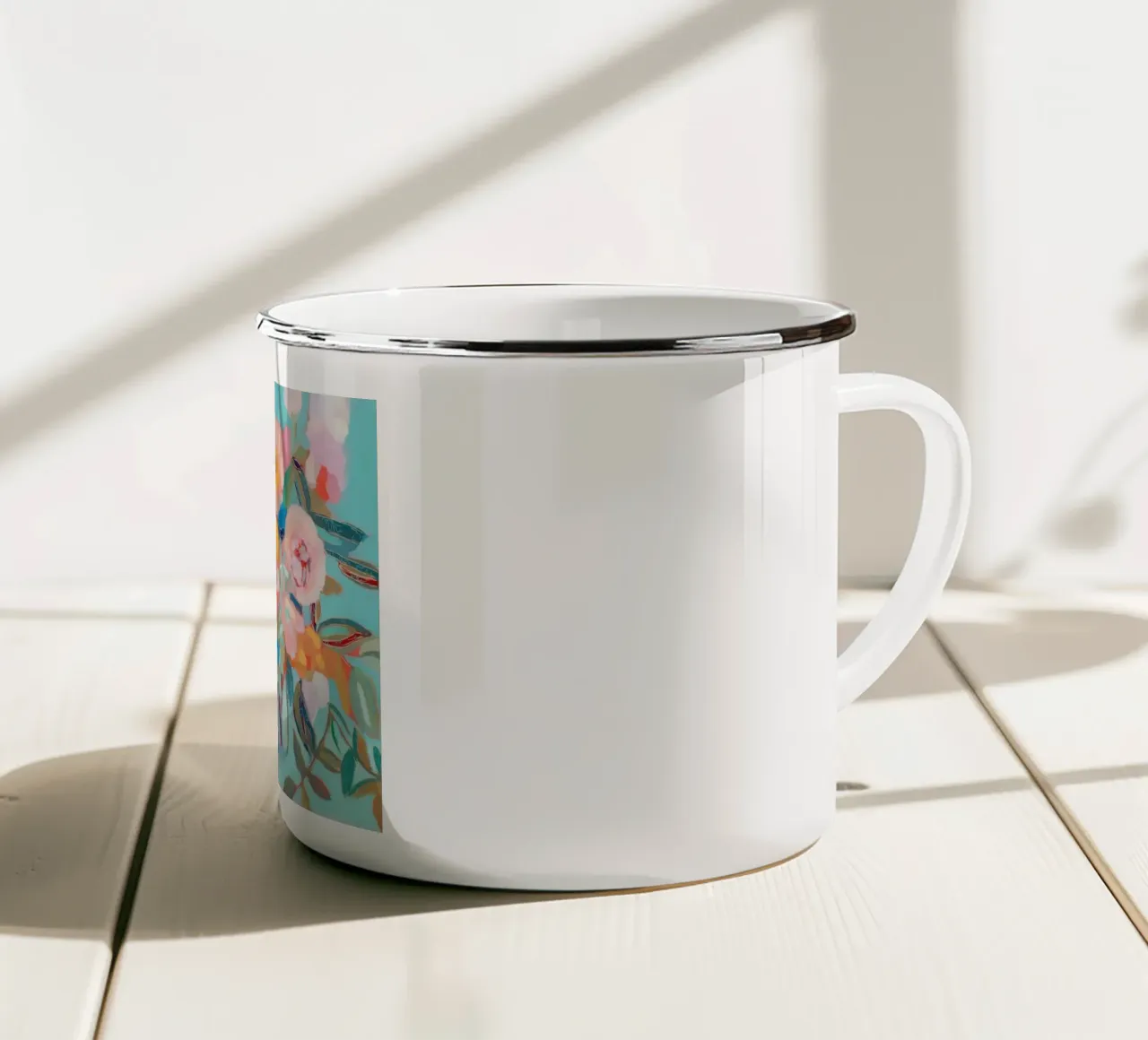 Vivace tazza in smalto da Suzanne Allard