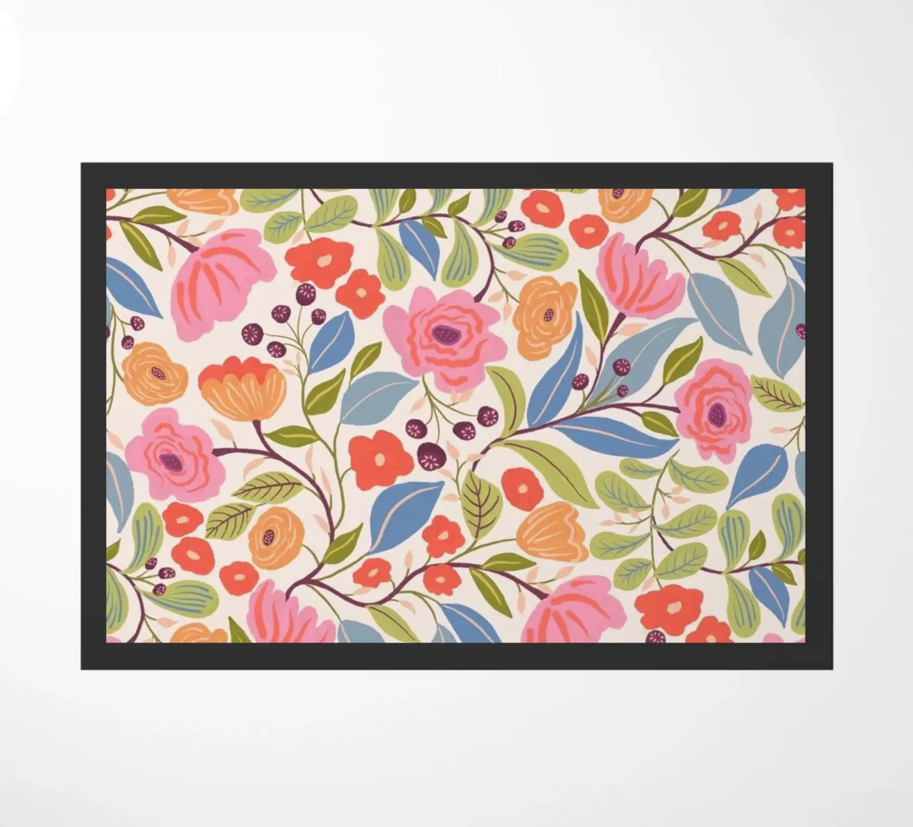 Sara's Cottage Pattern doormat by Suzanne Allard