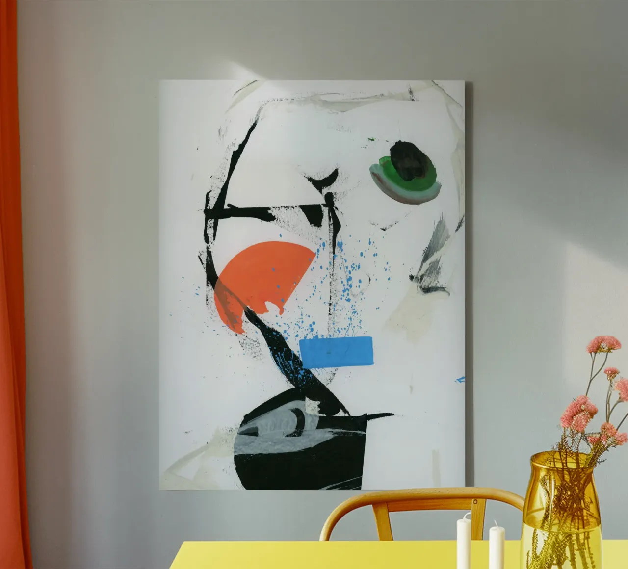 U World 4 canvas met Baklijst van gtobonart