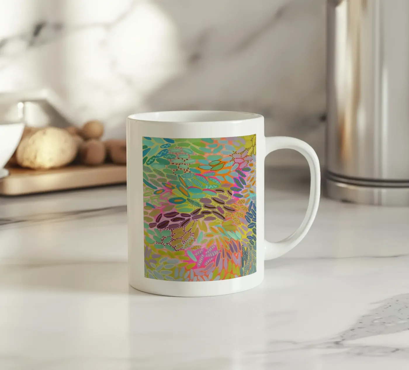 Rocce del fiume tazza in ceramica da Suzanne Allard