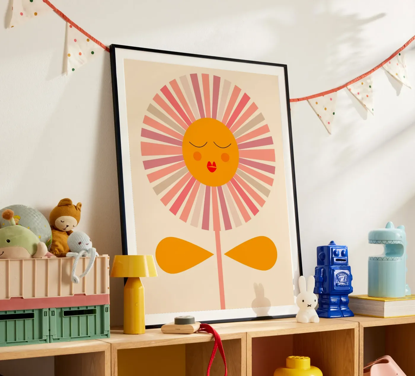 Flower Sun poster da MirimoDesign