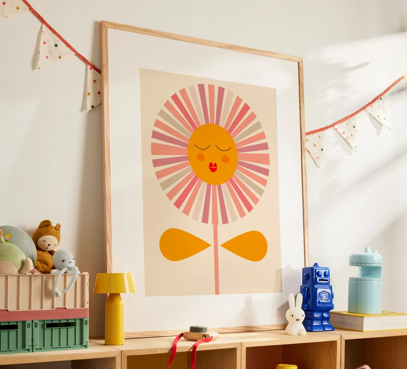 Flower Sun poster da MirimoDesign
