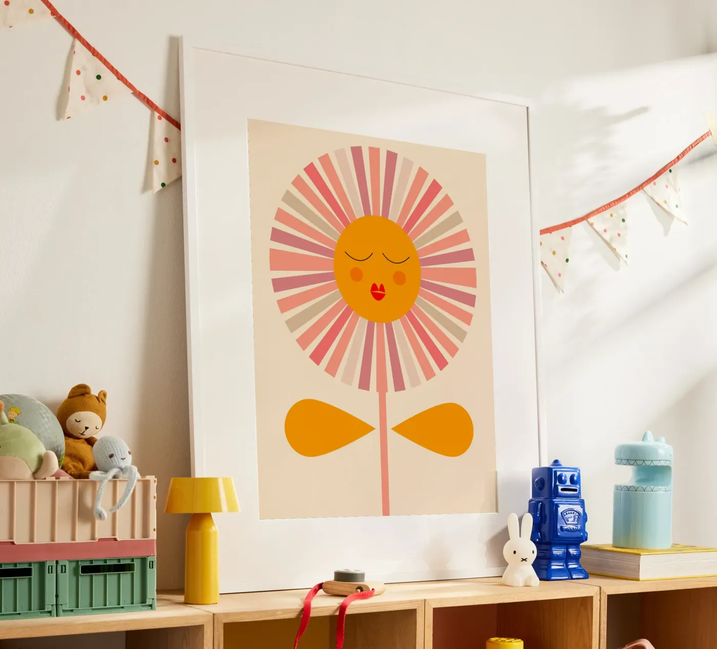 Flower Sun poster da MirimoDesign