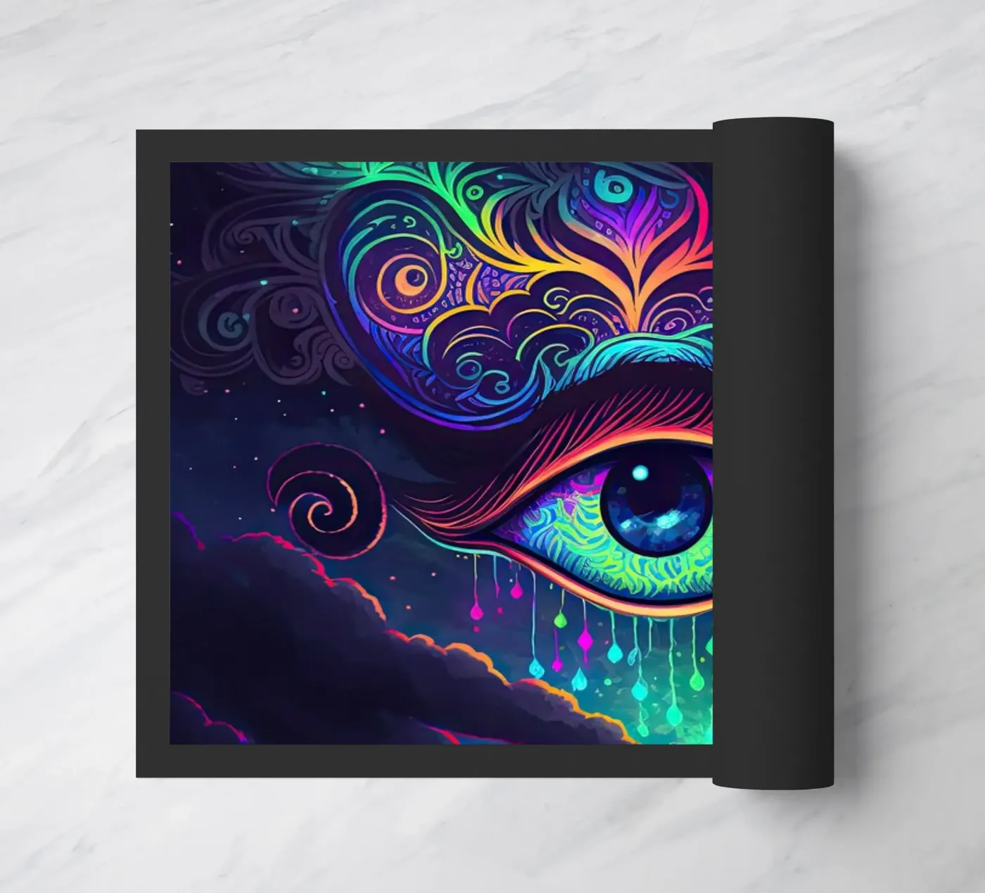 Clouded Eye doormat by Wumples