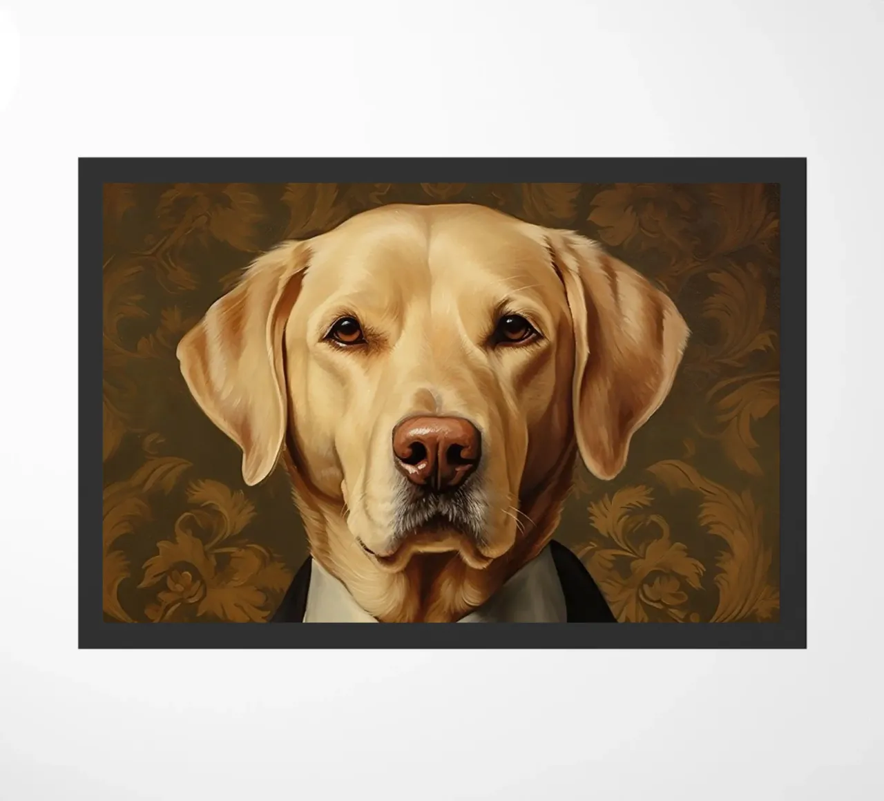 Lab giallo con papillon zerbino da Wumples