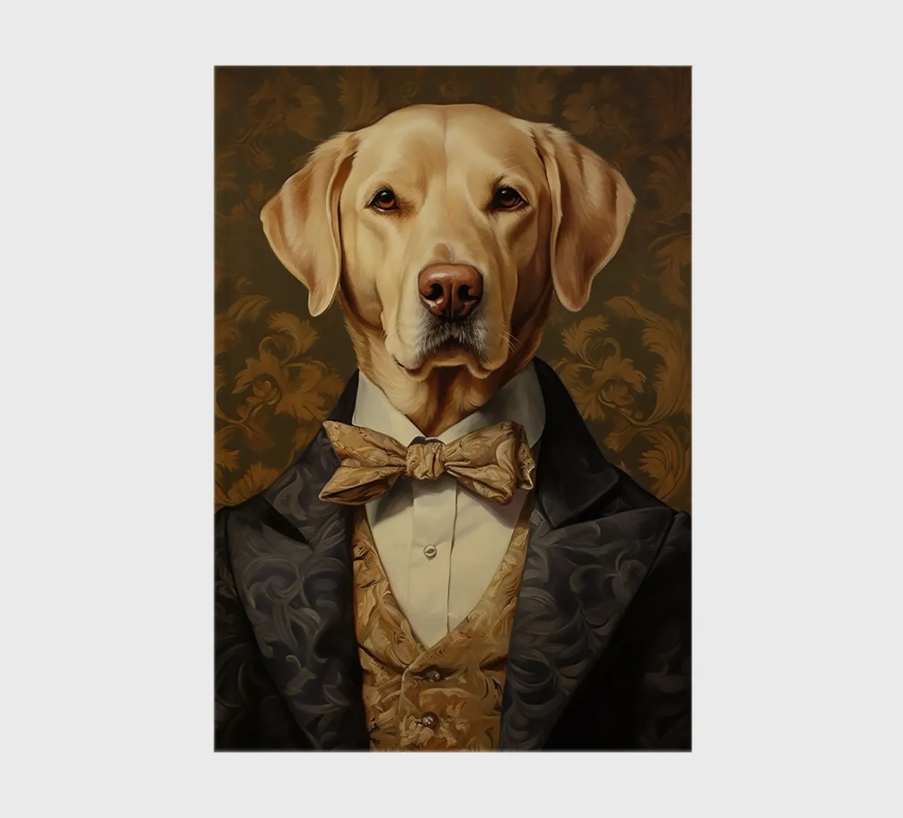 Labo jaune avec nœud papillon carnet de notes de Wumples