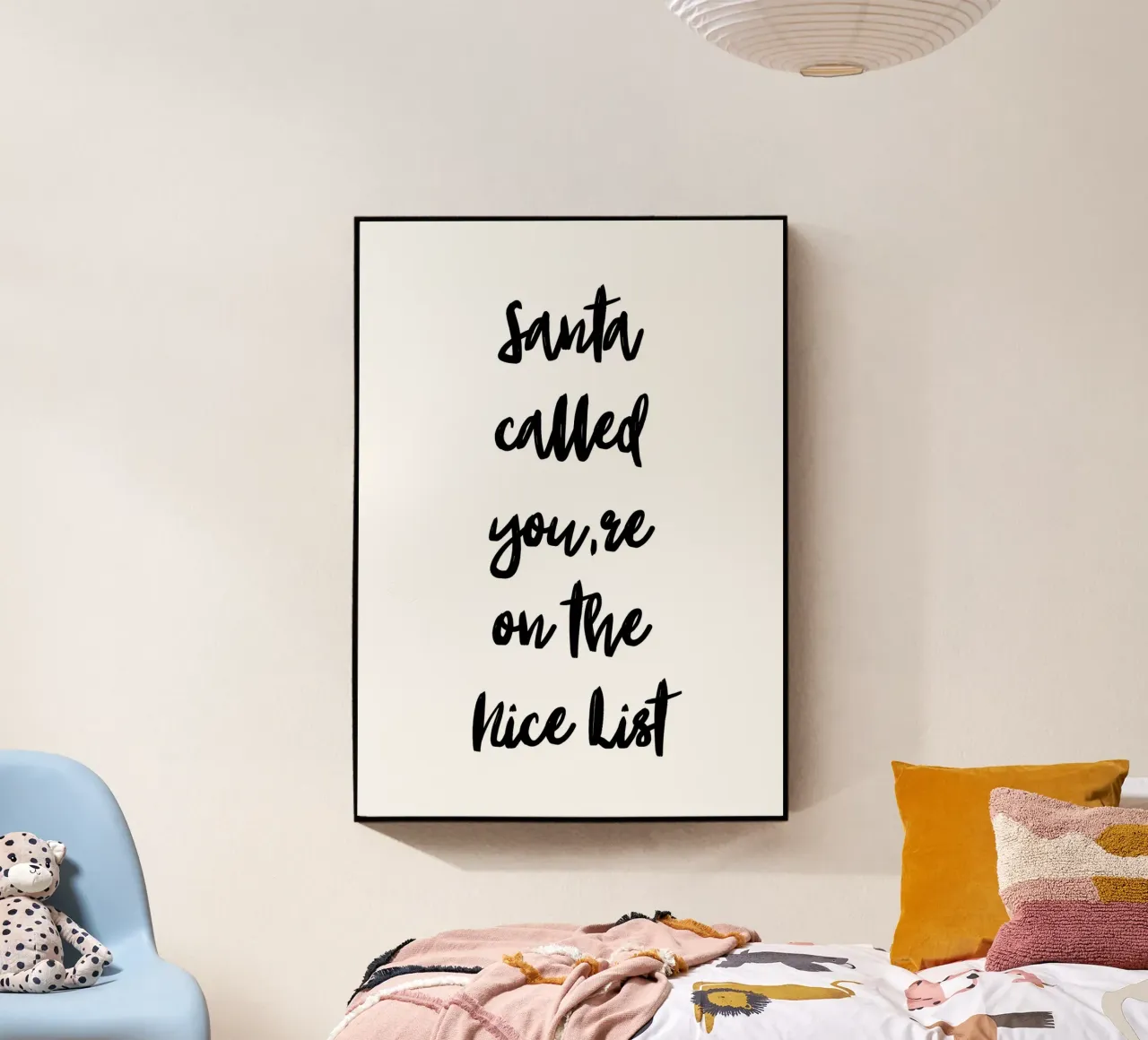 Santa called acryl van HolidaysCandyWalls