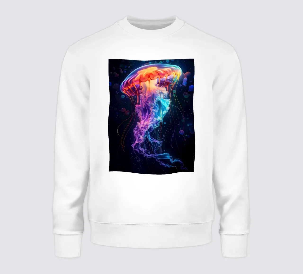 Medusa, bagliore neon 1 felpa da Wumples