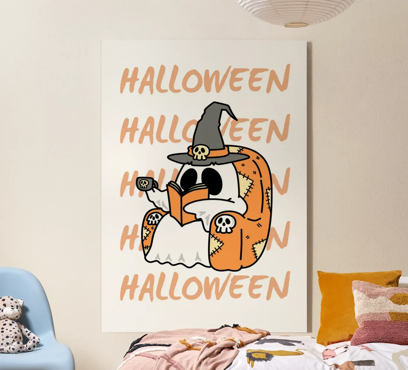 Halloween ghost acrylic glass by HolidaysCandyWalls