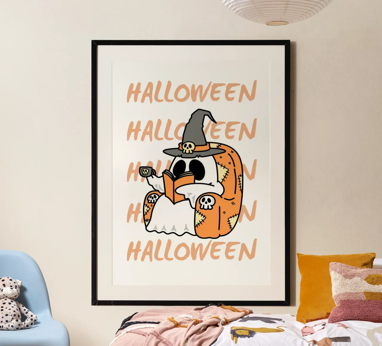 Halloween ghost carta hahnemühle da HolidaysCandyWalls