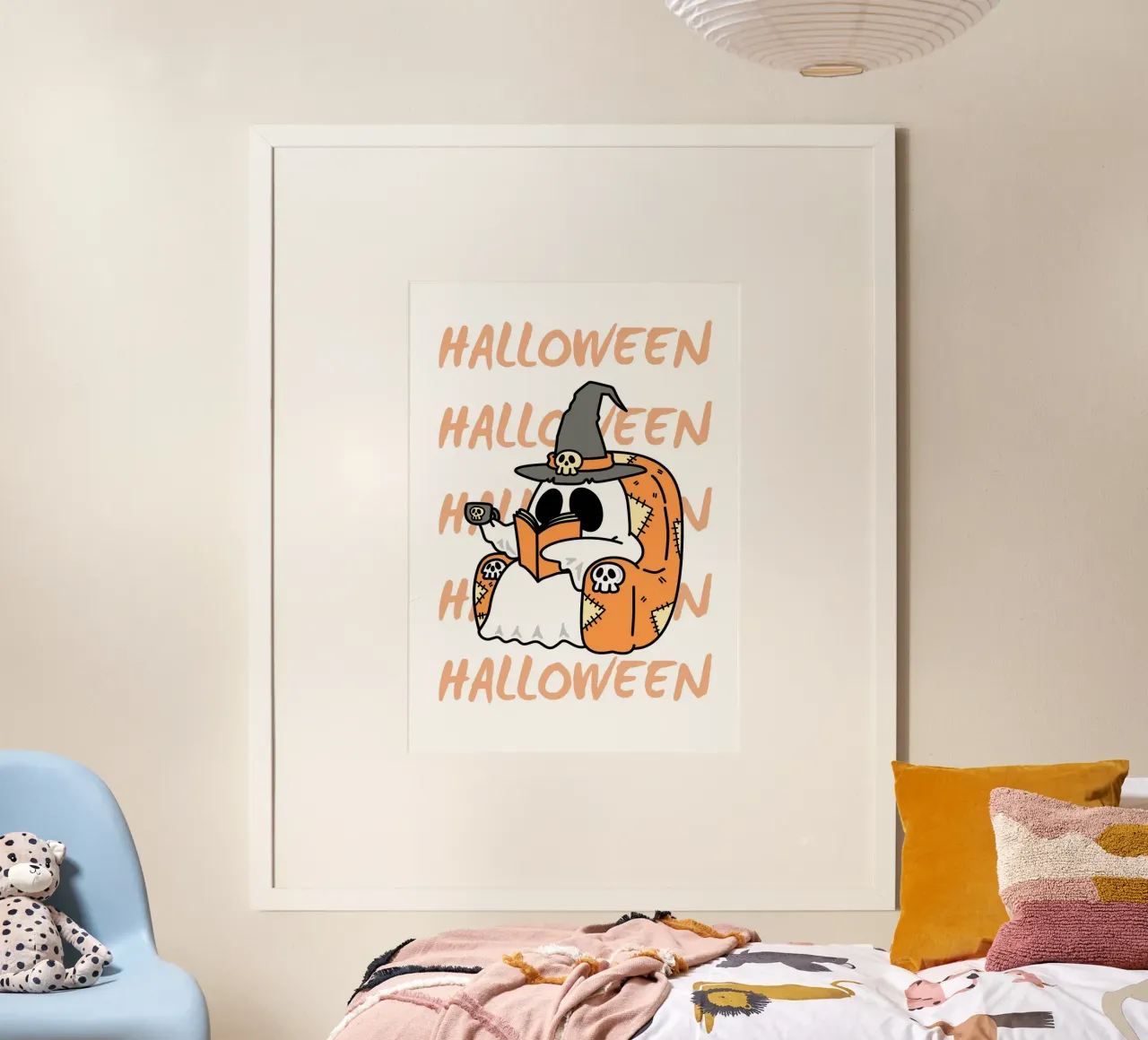 Halloween ghost carta hahnemühle da HolidaysCandyWalls