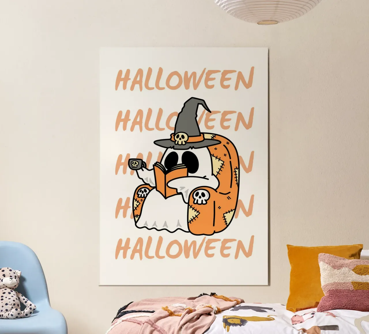 Halloween ghost carta hahnemühle da HolidaysCandyWalls