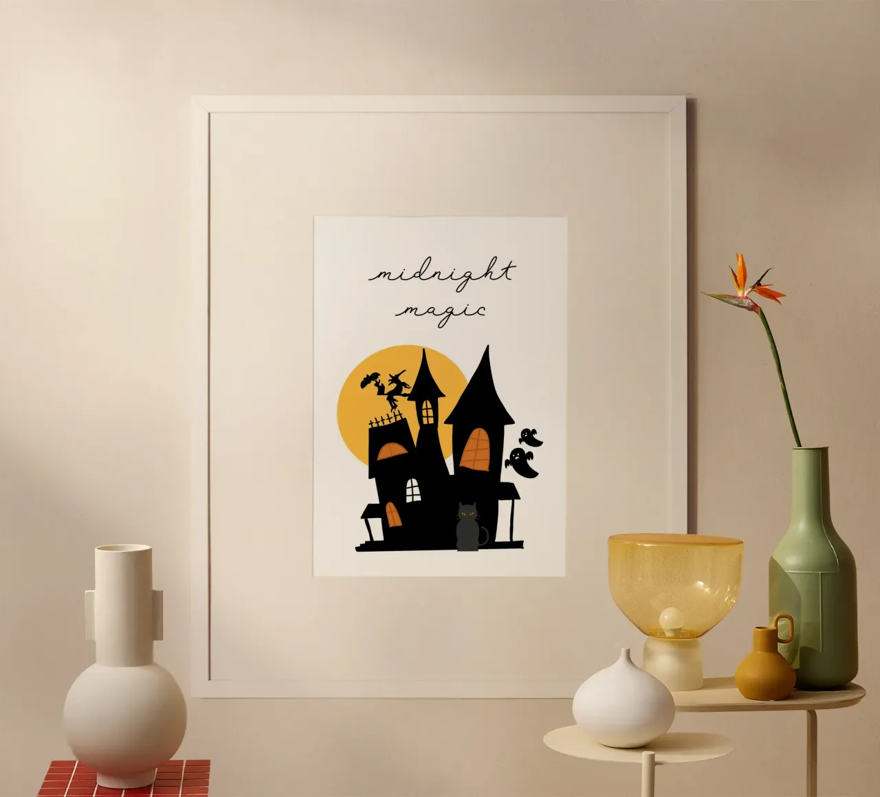 Midnight magic poster van HolidaysCandyWalls