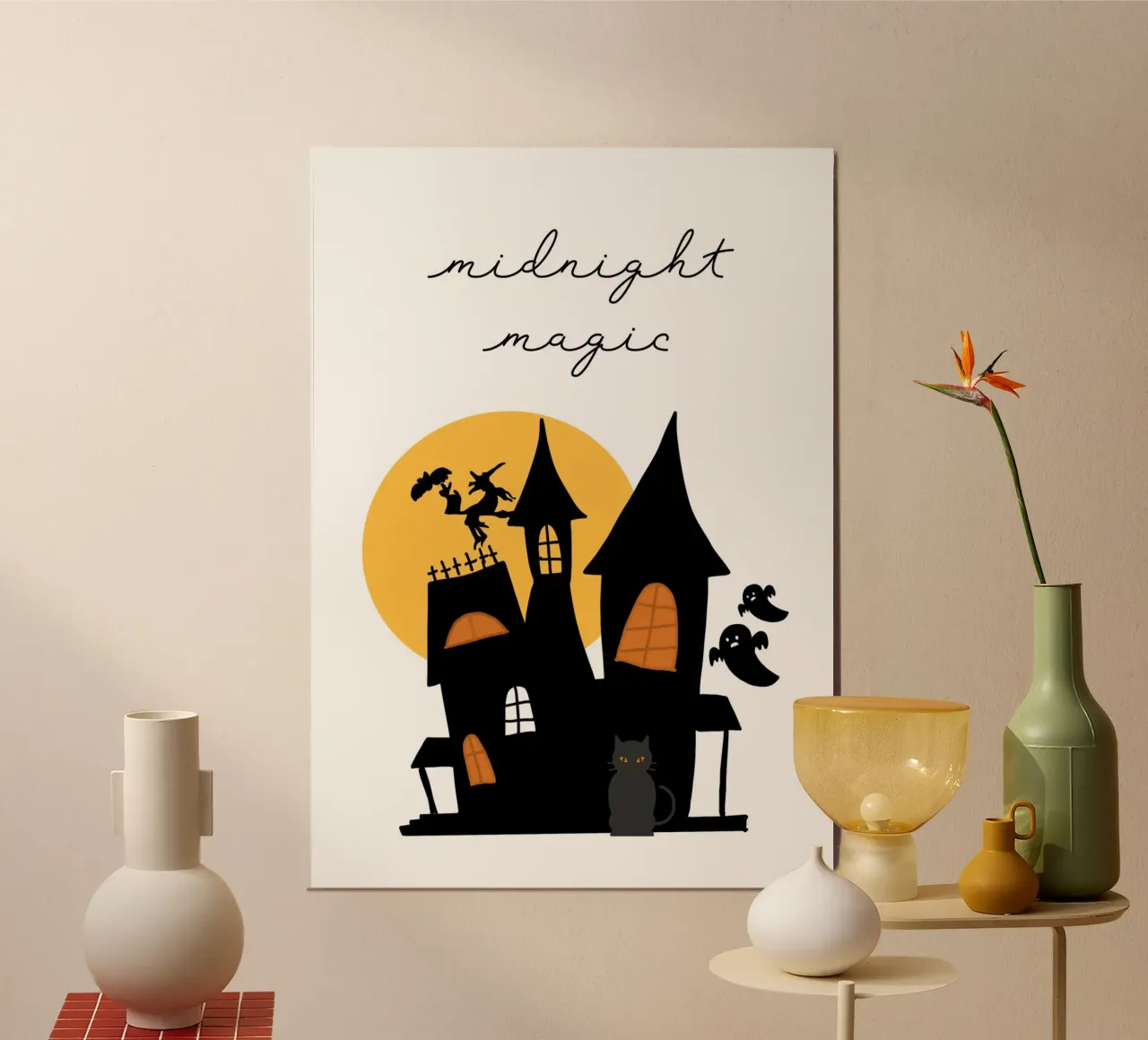 Midnight magic poster van HolidaysCandyWalls