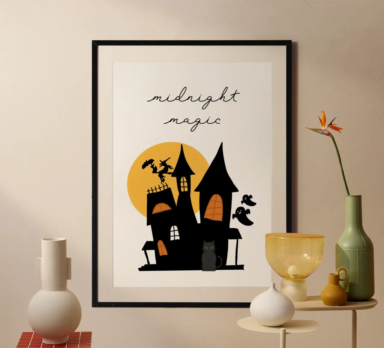 Midnight magic poster van HolidaysCandyWalls