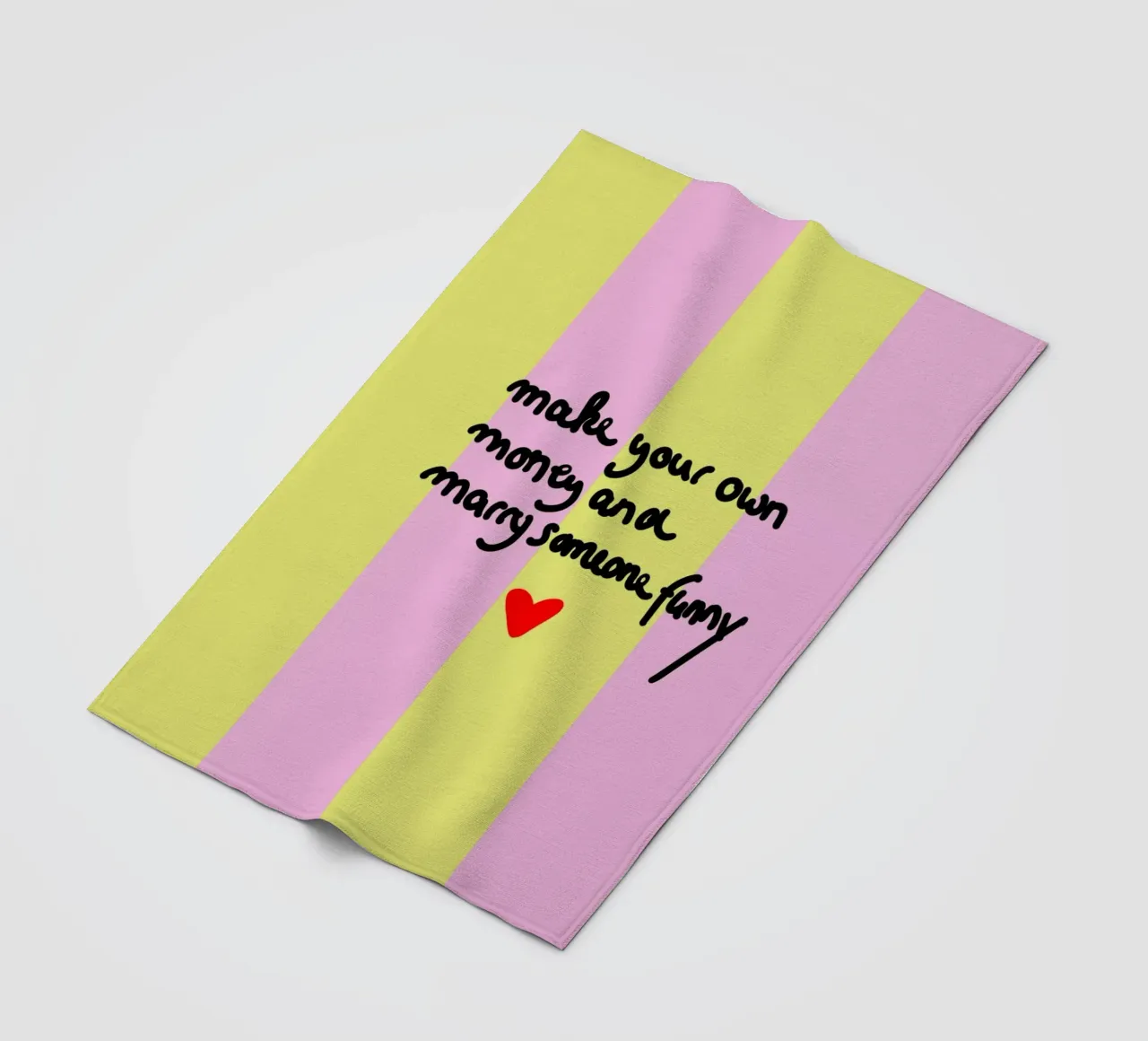 make your own money coperta in pile da Hej Ibiza by Ute Arnold