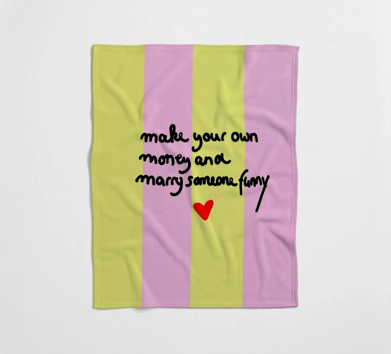 make your own money coperta in pile da Hej Ibiza by Ute Arnold