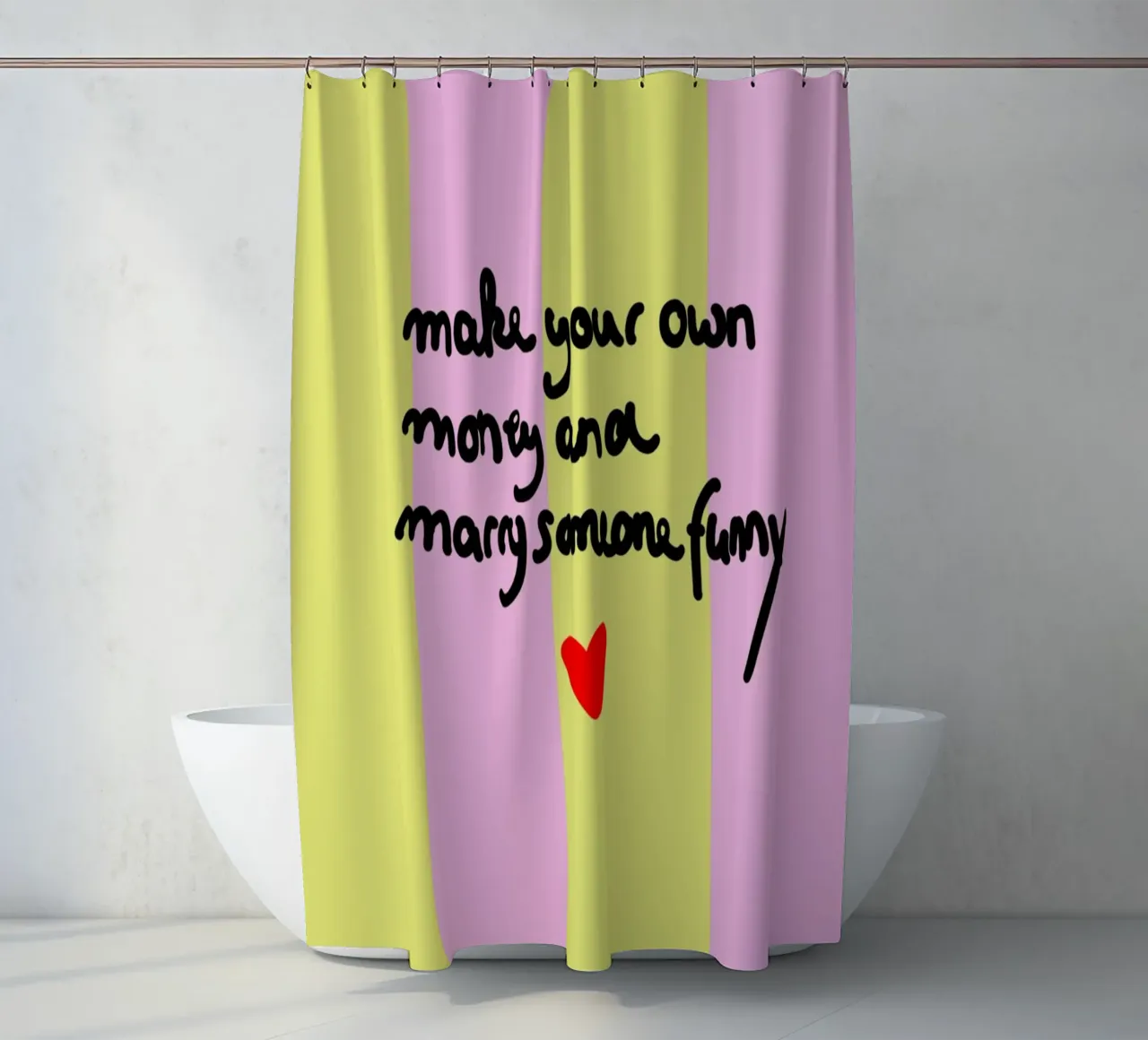 make your own money tenda da doccia da Hej Ibiza by Ute Arnold