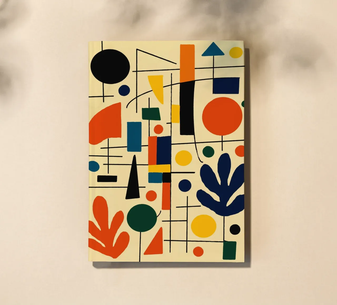 Colorful Geometric Abstraction notebook by Life of Pie