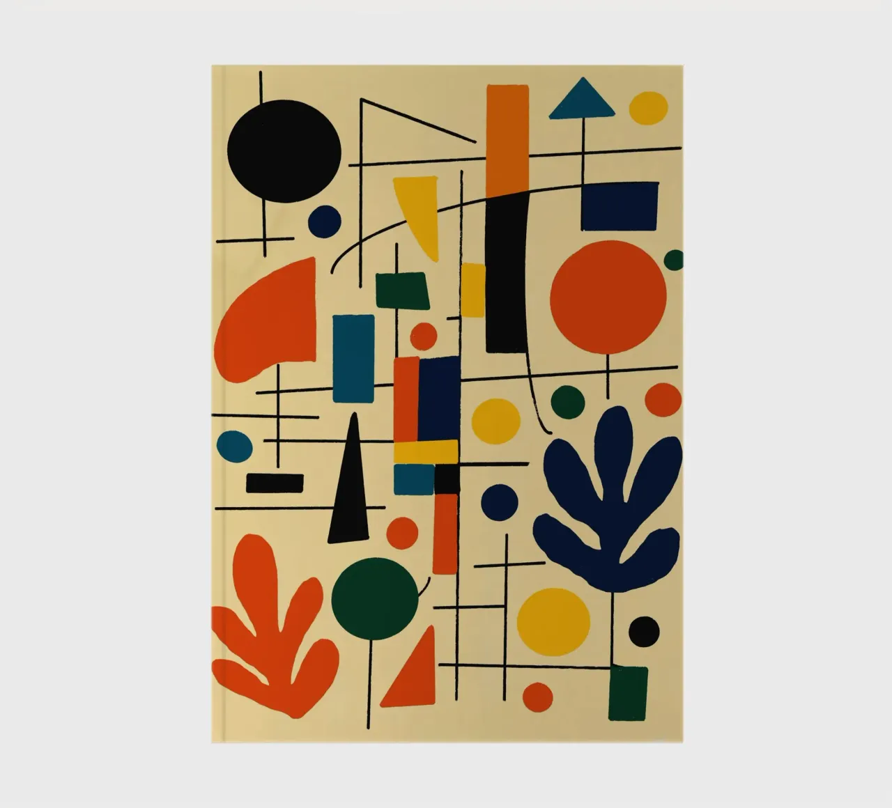 Colorful Geometric Abstraction notebook by Life of Pie