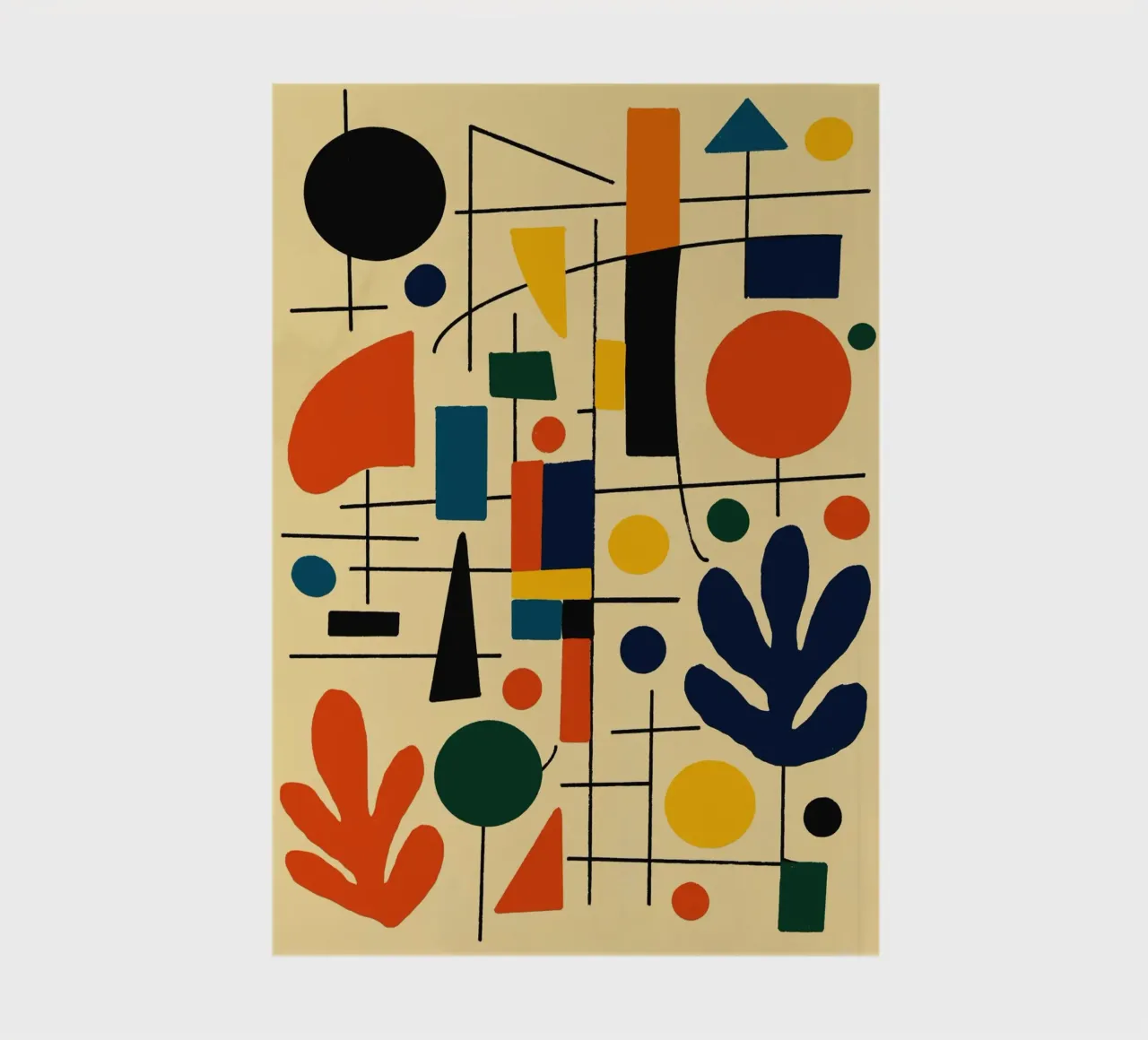 Colorful Geometric Abstraction notebook by Life of Pie