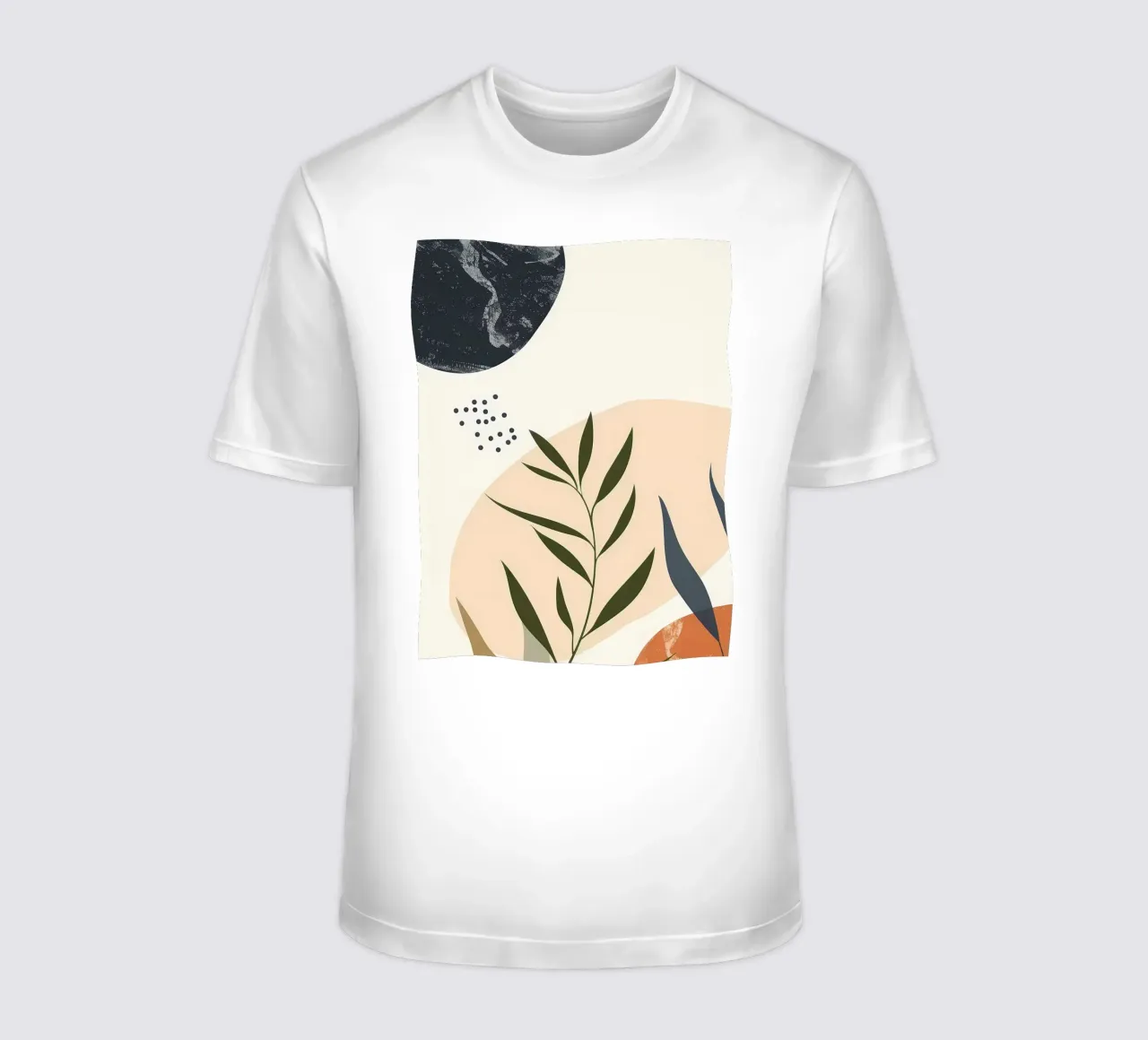 Astratto floreale botanico t-shirt da Locquinn Fuller