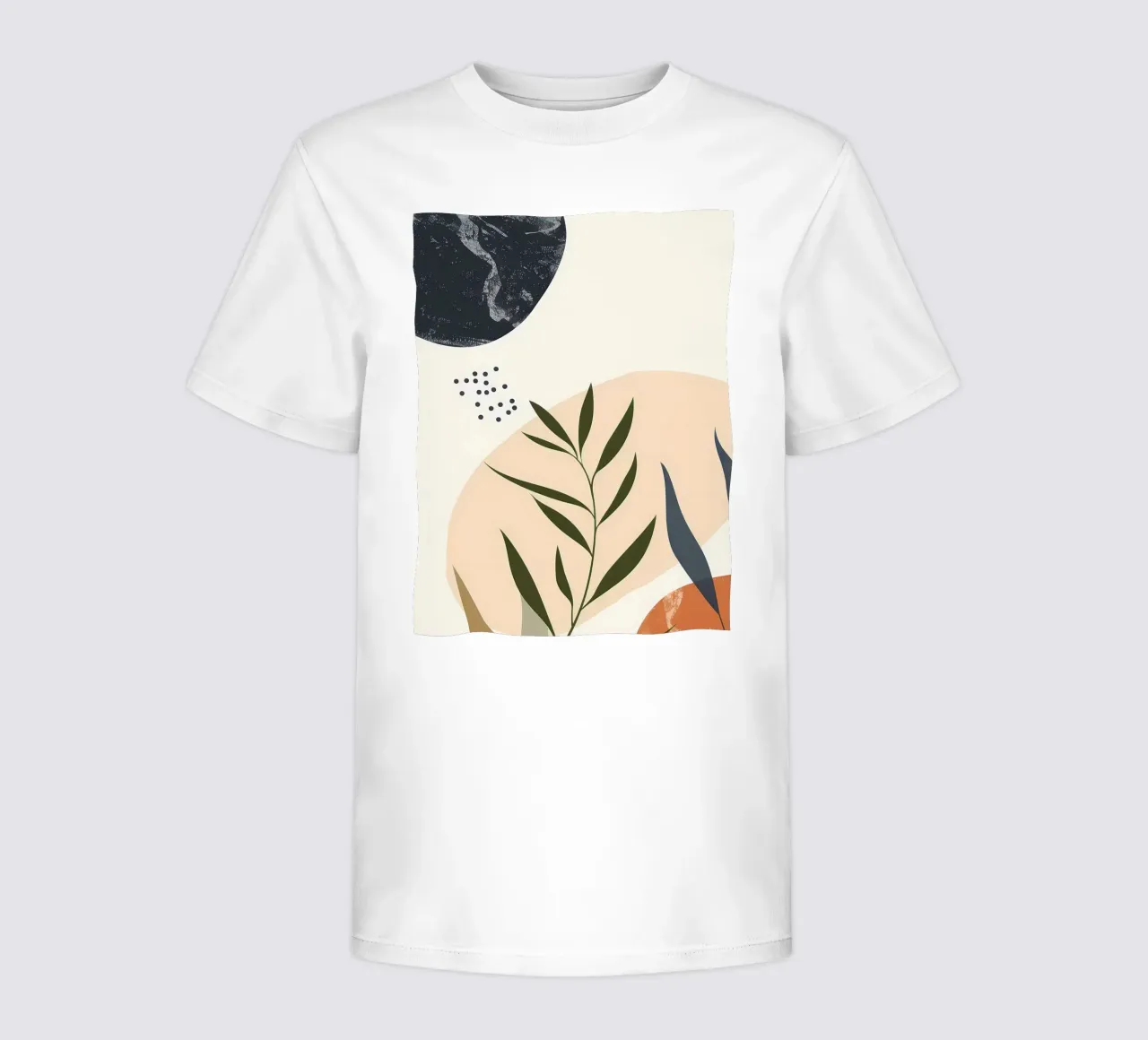 Astratto floreale botanico t-shirt bambini da Locquinn Fuller