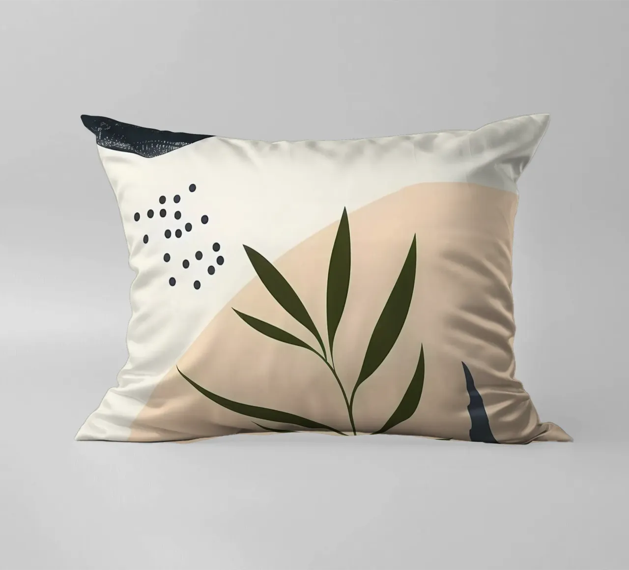 Astratto floreale botanico cuscino da Locquinn Fuller